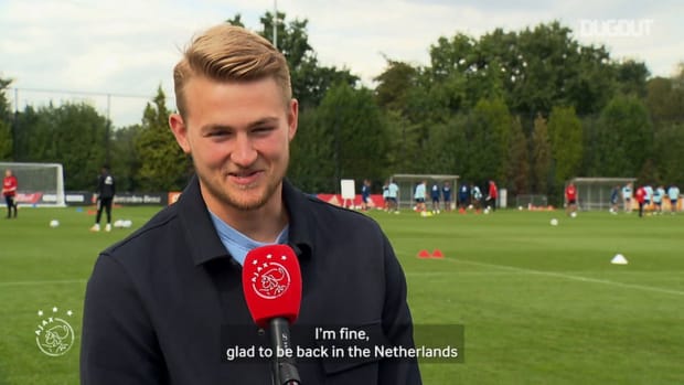 Matthijs de Ligt returns to Ajax training ground